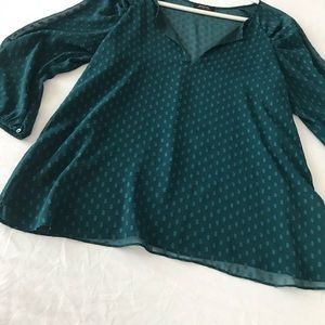 Emerald green Babaton shirt